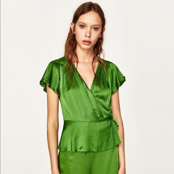 ZARA silky blouse - Picture 2 of 4